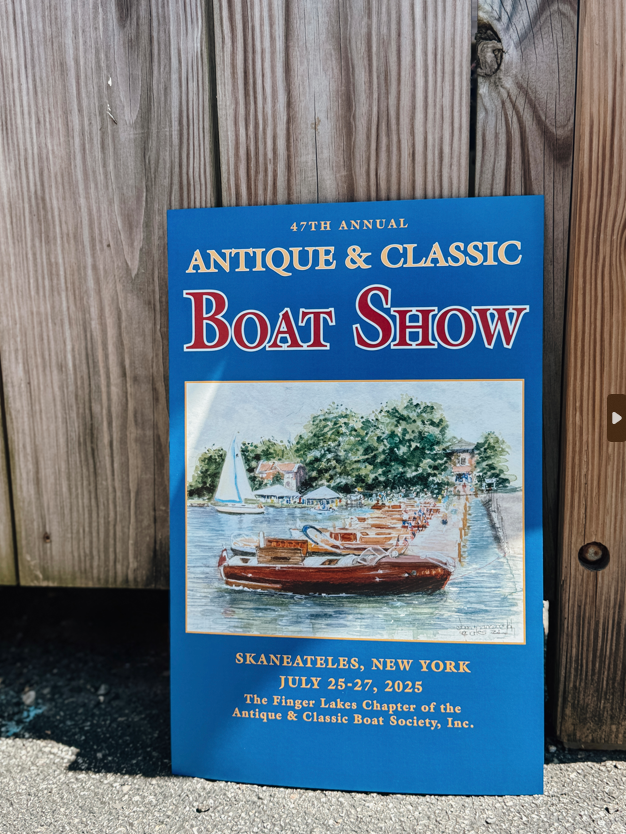 2025 Boat Show Poster